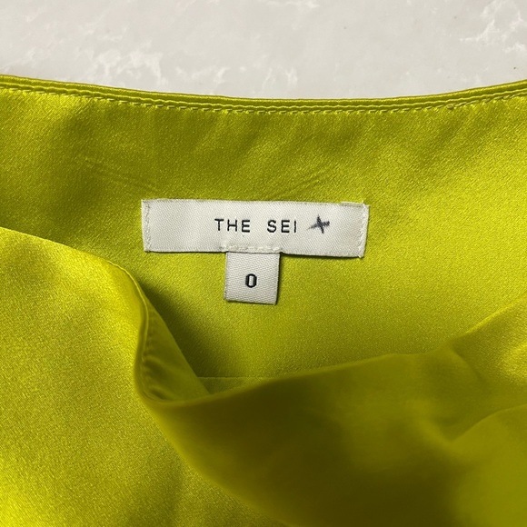 EUC THE SEI SILK RUCHED MINI SKIRT - Picture 6 of 7